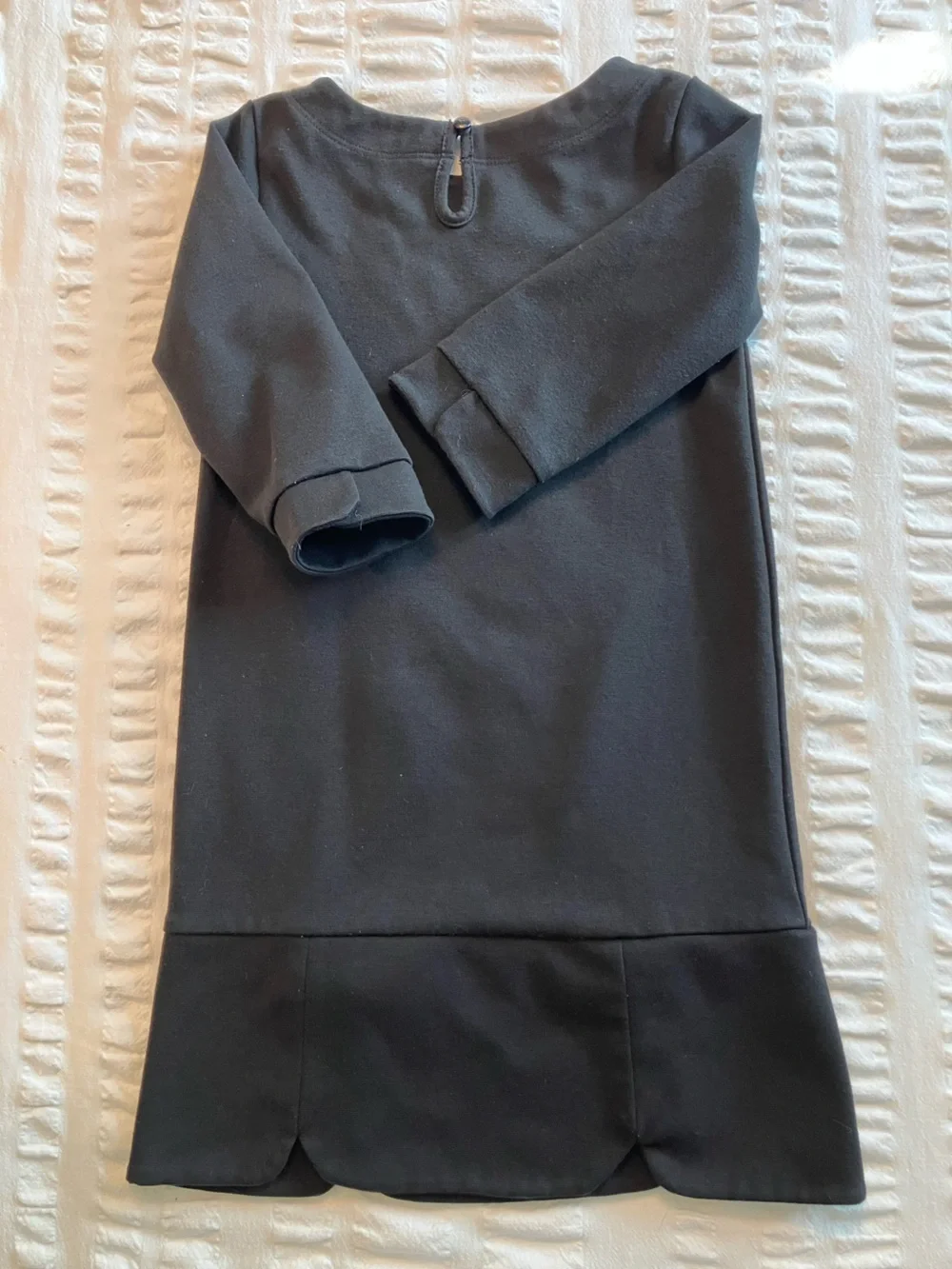 GAP Black Bow-Trim Formal Girls Dress